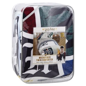 Brandneu Harry Potter Doppel Bettdecke nur mehrfarbig Mikrofaser warm - Bild 1 von 3