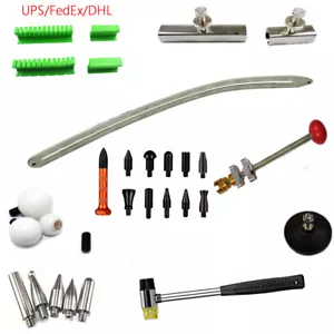 Auto Dent Repair Kit,Flat Bar,Auto Dent Smooth Repair,Car Fender Damage Repair - Foto 1 di 14
