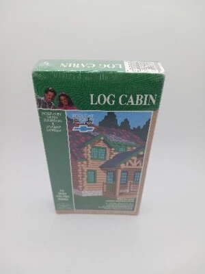 LOG CABIN HOST BY DEAN JONSON & Joanne Liebeler VHS STEP BY STEP VIDEO INSTRUCTI - Image 1 of 3