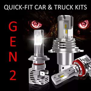 H3 LED Conversion Kit - QUICK-FIT GEN2 - Car Headlamp Bulb Upgrade Kits. - Bild 1 von 9