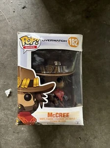 McCree Funko Pop 182 Overwatch Tormenta a volta con protezione - Foto 1 di 6