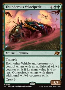 MTG Thunderous Velocipede 183 Aetherdrift Mythic - Bild 1 von 1