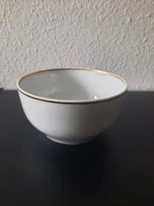 Kahla Porzellan Schale Frühstücksschale weiß Goldrand  groß neu unbenutzt - Bild 1 von 4