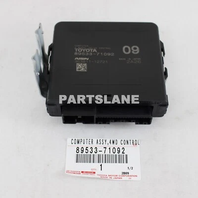 Computadora de control de tracción en las 4 ruedas genuina Toyota Fortuner Hilux OEM 89533-71092 Foto 1 de 2