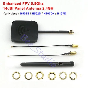 DIY Upgrade 5.8Ghz 14dBi Panel Antenna /2.4GHz 3dBi for Hubsan H501S H502S H107D - Picture 1 of 10