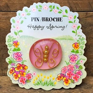Hallmark Happy Spring Butterfly Collectible Pin - Picture 1 of 1