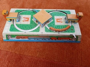 altes Spielzeug Eisenbahn, Blechspielzeug, funktionstüchtig, ohne Schlüssel - Bild 1 von 8