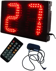 Azoou 6" High Character 2 Digits Led Seconds Countdown Count up Timer IR Remote - Picture 1 of 5