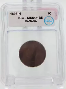 1898-H CANADA MS64+ BN ICG GRADED Canadian 1 CENT (BT574) - Bild 1 von 3