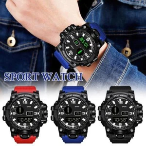 Kids Digital Electronic Watch Waterproof Children Boys Sport LED Girl Hot O1 - Picture 1 of 11
