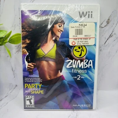 Zumba Fitness 2 (Nintendo Wii, 2011) Nuevo Sellado de Fábrica  Foto 1 de 3