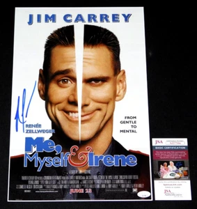 RENEE ZELLWEGER SIGNIERT 11X17 ME, MYSELF & IRENE POSTER JSA COA 2000!! - Bild 1 von 1