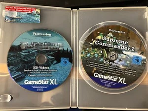 Supreme Commander 1 & 2 Gamestar XL 5&7 2014 Heft CDs - Picture 1 of 3