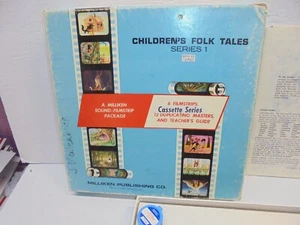 Vintage Milliken Film Strips Set Folk Tales Aesop Cassette Tapes School - Picture 1 of 6