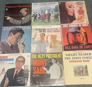 Pigmeat Markham Guy Marks Mort Sahl, Freberg, Jackie Mason 9 comedy records - Picture 1 of 10