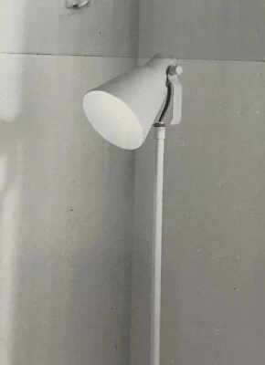 64” Architect Floor Lamp White Adjustable Head & Shade On/Off Rotary Switch - Image 1 of 2