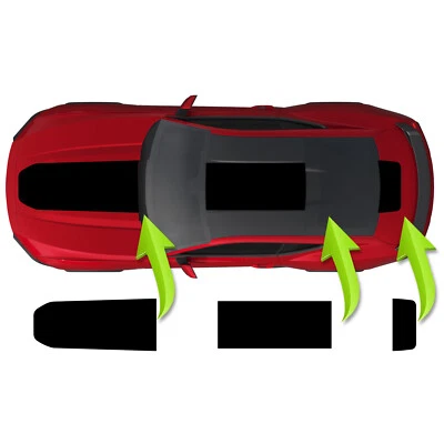 Over The Top Racing Stripes compatibles con Ford Mustang Roush Mach-1 2018-2023 Foto 1 de 3