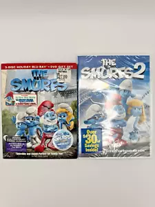 The Smurfs and The Smurfs 2 (2011 DVD/Blu-ray and 2013 DVD) - Picture 1 of 2