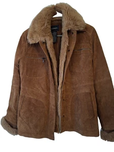 2 in 1 Damen Lederjacke klein oversized - Bild 1 von 11