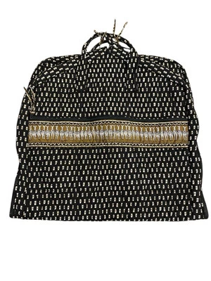 VERA BRADLEY "ZEBRA"HANGING GARMENT/TRAVEL Bag~Quilted/Black/Vacation Luggage - Image 1 of 4