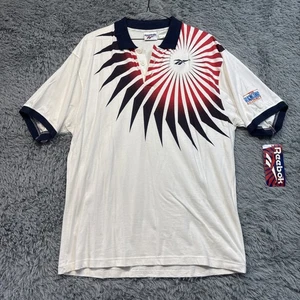 Vintage Rare 90s FIFA World Cup Soccer Reebok Polo Shirt Sports Authority Sz XL - Picture 1 of 7