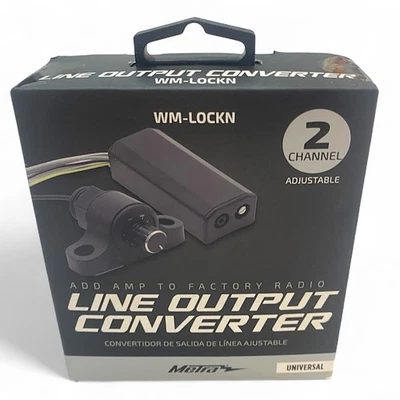 Metra WM-LOCKN 2 Channel Adjustable Line Output Converter Car Audio Brand New - Image 1 of 4
