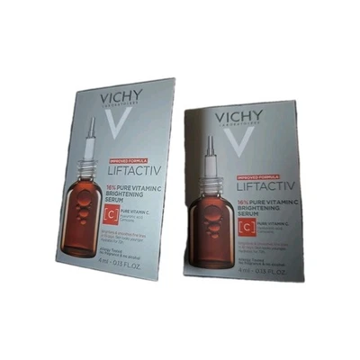 Suero iluminador Vichy Liftactiv 16 % pura vitamina C muestra mini 4 ml/0,13 oz X 2  Foto 1 de 2
