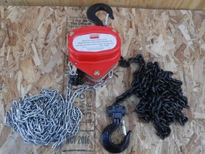 New Dayton 1VW59 4000 Lb Load Capacity 15 Ft Hoist Lift Manual Chain Hoist - Picture 1 of 1