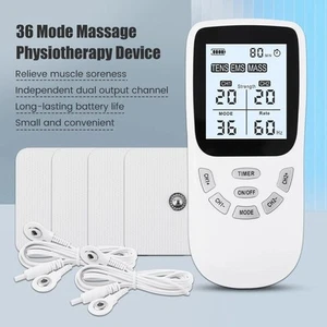 36-mode tens ems muscle stimulator, relieve body pain, with 8PCS electrode pads - Picture 1 of 7