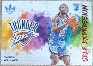 2023-24 Panini Court Kings - Self Expression Cason Wallace #21 Ruby /149 (RC) - Picture 1 of 2