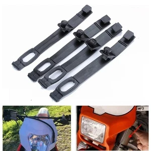4pcs Motorcycle Headlight Rubber Straps for 30 43mm Fork For Dirt Bike Brackets - Picture 1 of 7