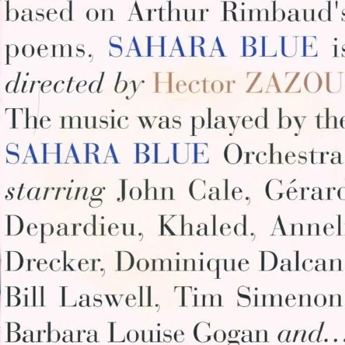 Hector Zazou Sahara Blue CD (2008)