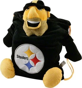 Pittsburgh Steelers Plush Backpack - Picture 1 of 1