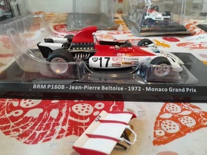 D27 DAMAGED 1/24 BRM P160B Beltoise Monaco GP 1973 Centauria Atlas Panini Altaya - Foto 1 di 9