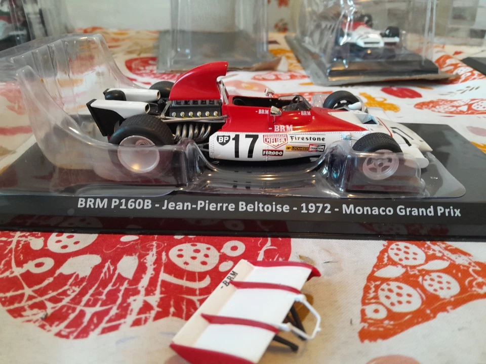 D27b DAMAGED 1/24 BRM P160B Beltoise Monaco GP 1973 Centauria Panini Altaya - Immagine 1 di 4