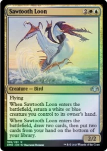 Sawtooth Loon 199/261 Dominaria Remastered Foil MTG Uncommon - Picture 1 of 1
