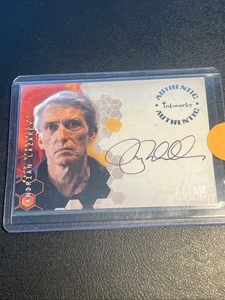 2004 Inkworks Alias Season 3 Auto MARK BRAMHALL AS ANDRIAN LAZAREY #A26 *RARE - Picture 1 of 2