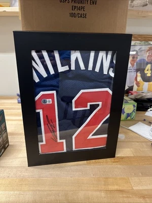 Dominique Wilkins Autographed USA Olympic Jersey With Box Beckett Authentic XL. - Image 1 of 4