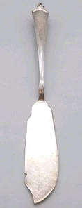 ANTIQUE MANCHESTER ABRAHAM LINCOLN STERLING SILVER MASTER BUTTER SPREADER KNIFE - Picture 1 of 7
