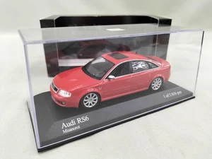 Minichamps 2002 RED Audi RS6 1/43 Minicar - Picture 1 of 12