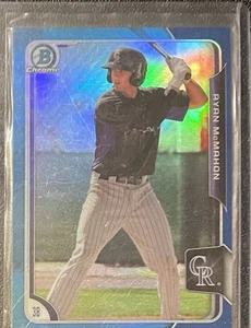 Bowman Chrome Prospects Ryan McMahon 2015 refractor azul #’d/150 Rockies 🔥🔥 - Imagen 1 de 3