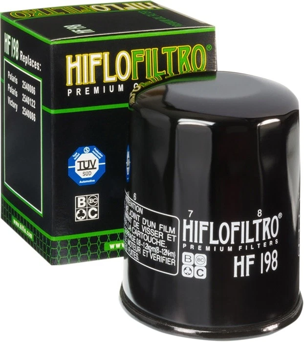 Filtro de aceite Hiflo negro #HF198 Victory Foto 1 de 1