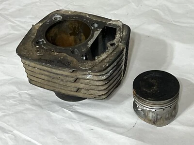 Original OEM 88-02 XR200R Honda cilindro jarra barril 194cm3 1D con pistón Foto 1 de 4