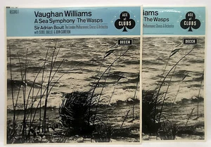 SIR ADRIAN BOULT ⸺ VAUGHAN WILLIAMS a sea symphony ⸺ DECCA 2xLPs NM - Bild 1 von 5