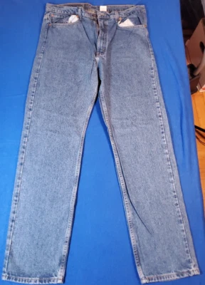 Levi's 505 джинсовой ткани джинсы брюки мужской размер 38 x 34 винтажный - Изображение 1 из 4