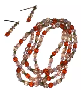 Robert Tonner Gene Tyler Alex Doll 16" Collar y pendientes naranja y rosa Set - Imagen 1 de 1