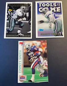 Three Emmitt Smith RB Dallas Cowboys #22 D - Picture 1 of 2