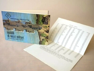 E180_Catalogo RO-CO modelli mezzi militari in scala HO/1:87 +listino prezzi 1973 - Immagine 1 di 3