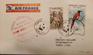 O) 1964 SENEGAL,  AIR FRANCE BOEING 328, NATIONAL PARK - CONTINUE HIPPOTRAGUE, B - Picture 1 of 1