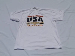 Vintage USA 2000 Turn the Century Fire T Shirt St Evans XXL White - Picture 1 of 4